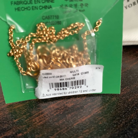 Ma Cherie Kate spade Frenchie black dog necklace - Picture 4 of 4